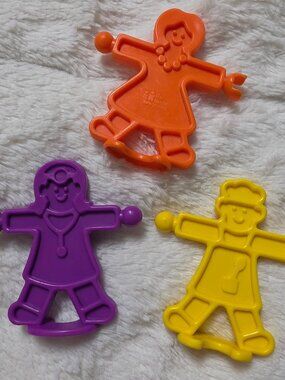 Vintage The First Years Plastic Linking Chain People 1994 Community Helpers Lot